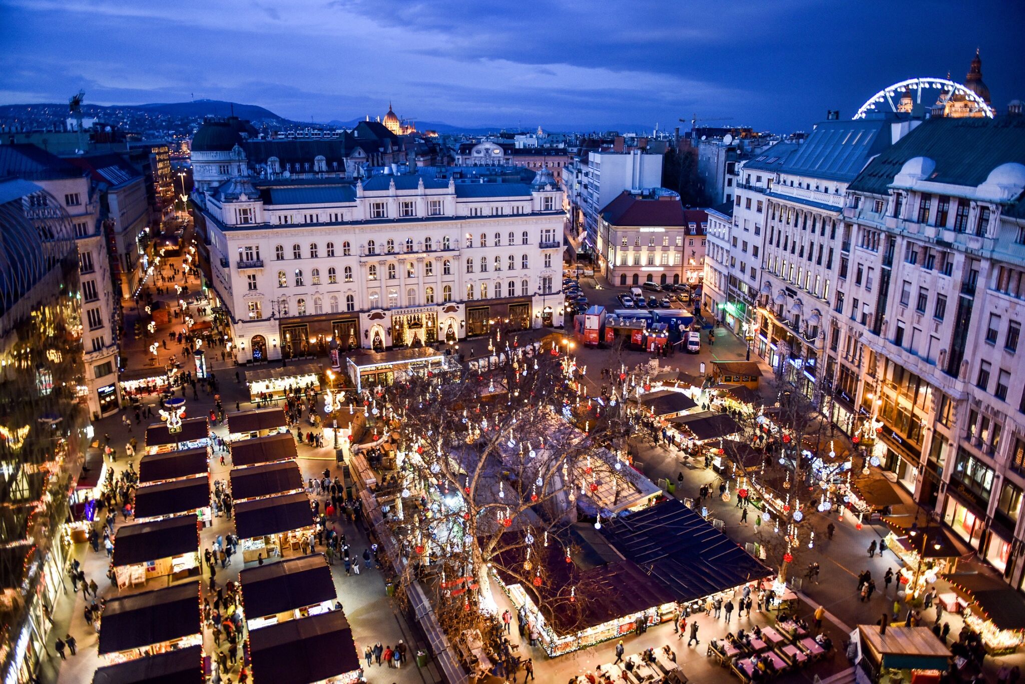 Christmas market in Budapest