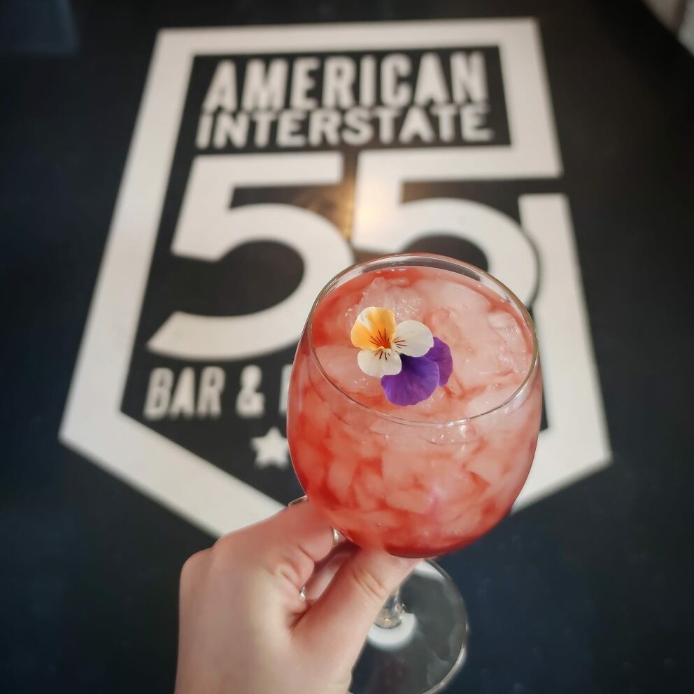 One of the many tasty cocktails served at I55