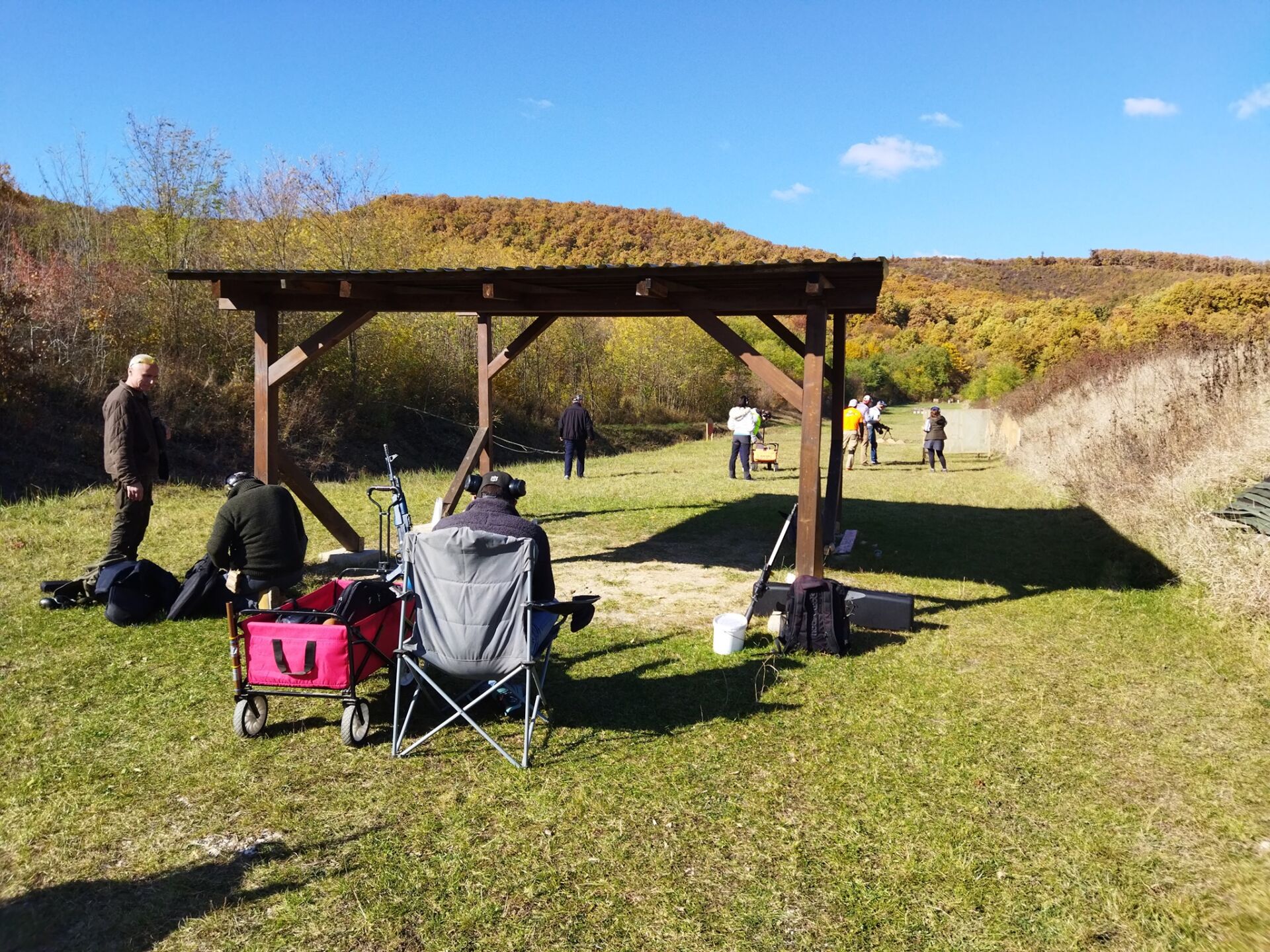 The outdoor area of the Celeritas Shooting Club