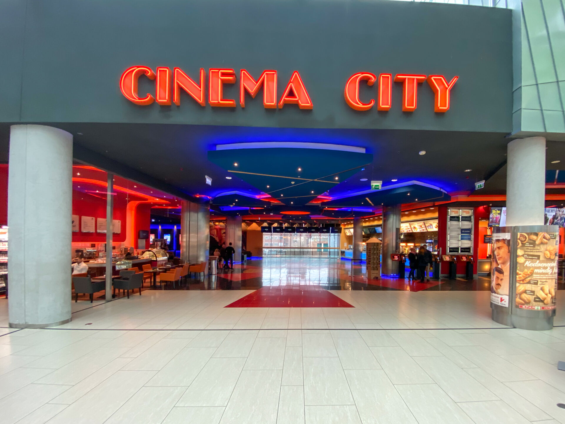 Cinema City at Allee Mall in Budapest