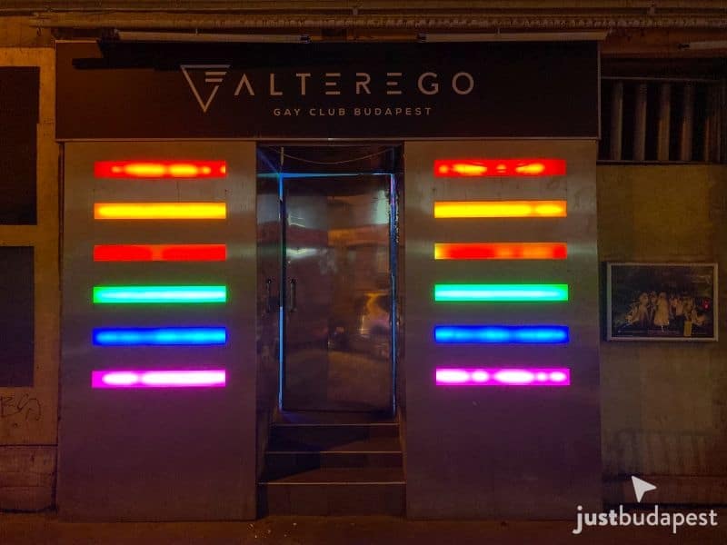  The entrance of Alterego Club and Lounge