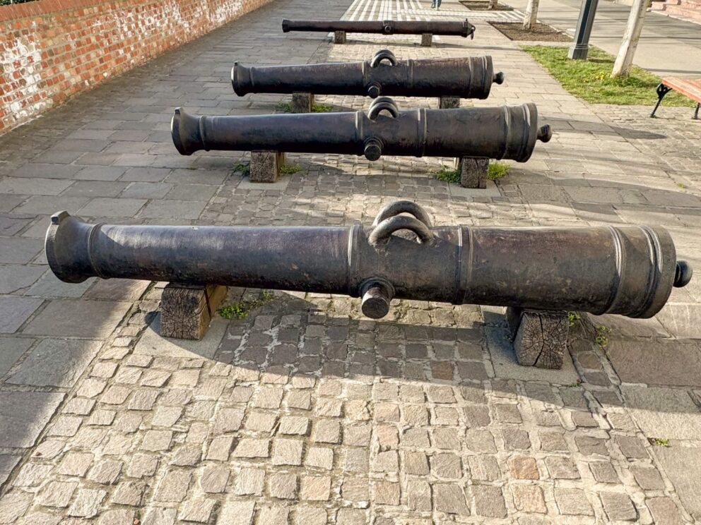 Chinese Cannons on the Walls of Buda Castle District