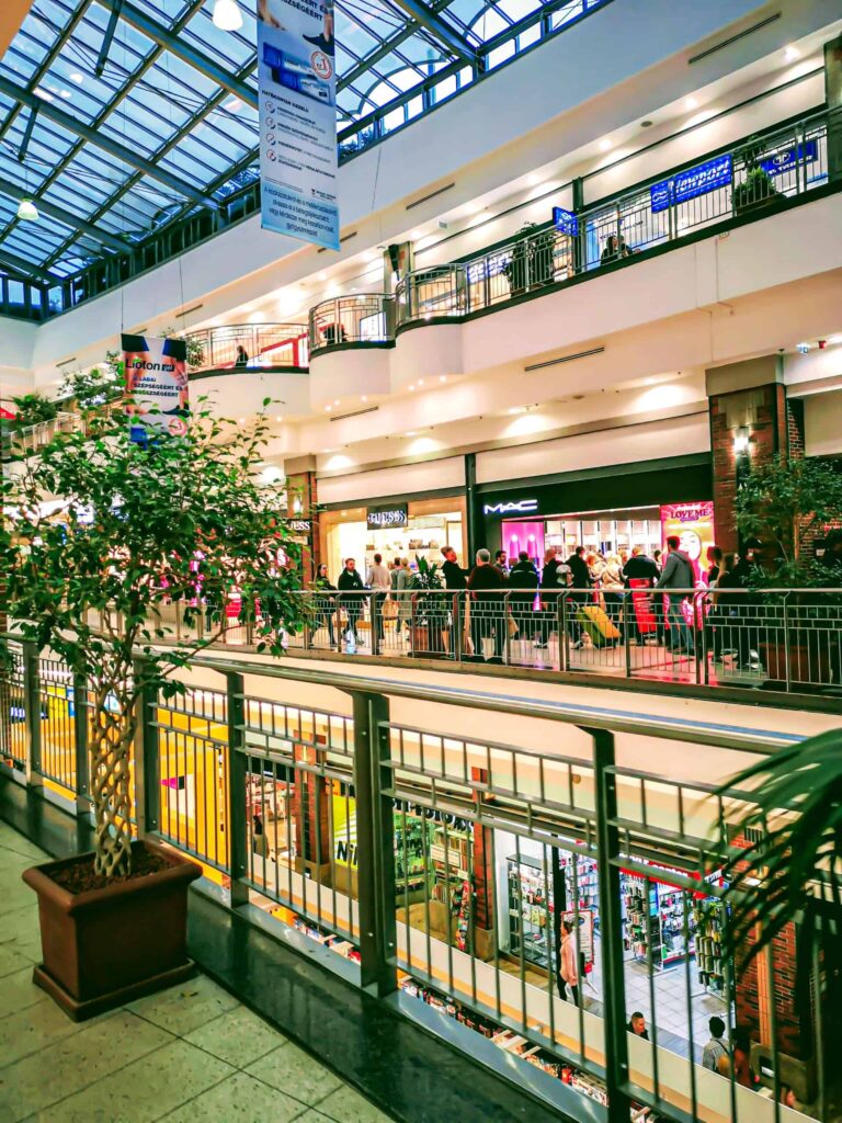 Second floor of the Westend mall