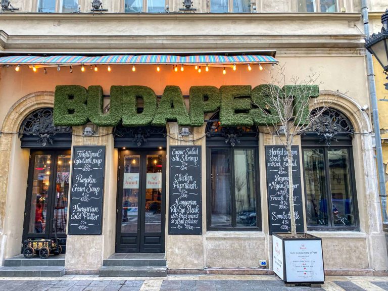 Restaurant in Budapest