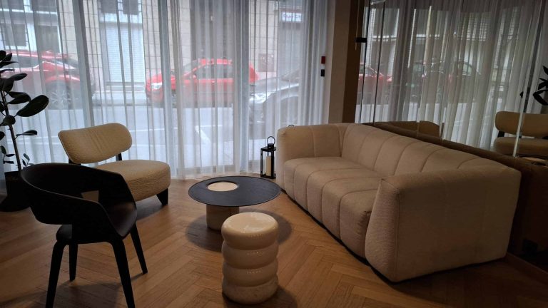 Reception area in Collect Residence Budapest Hotel