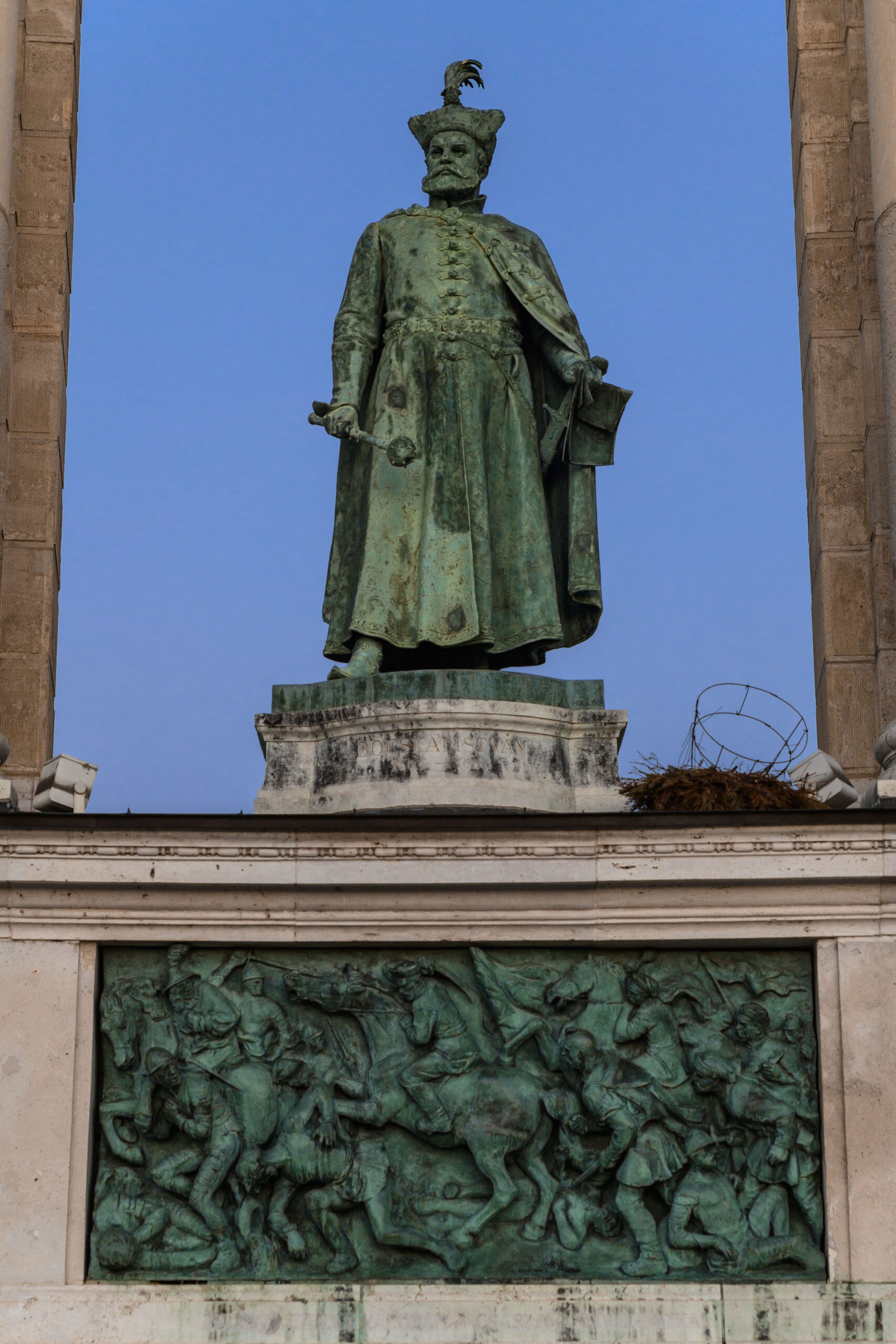 Statue of Stephen Bocskai on Heroes’ Square