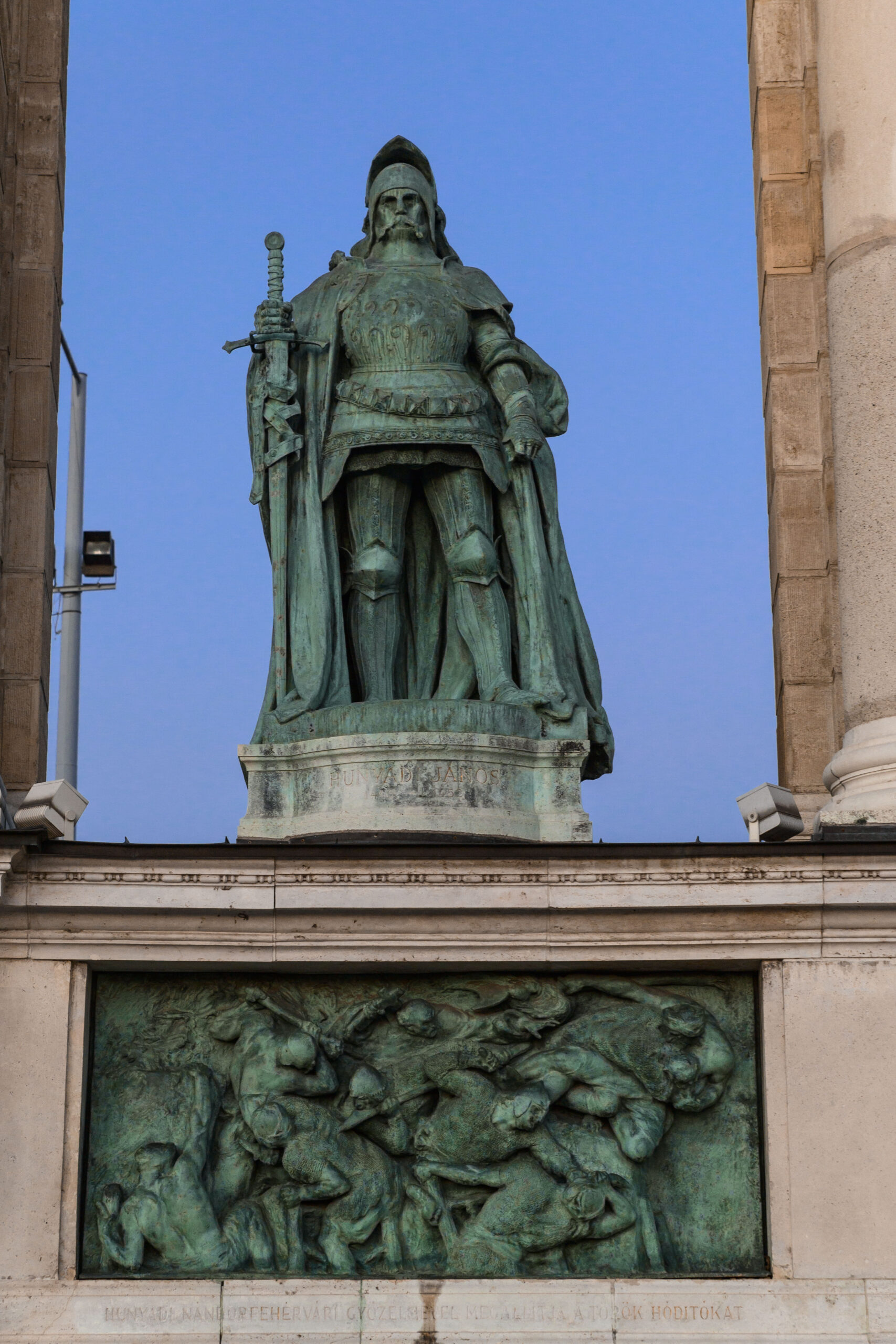 Statue of John Hunyadi on Heroes’ Square