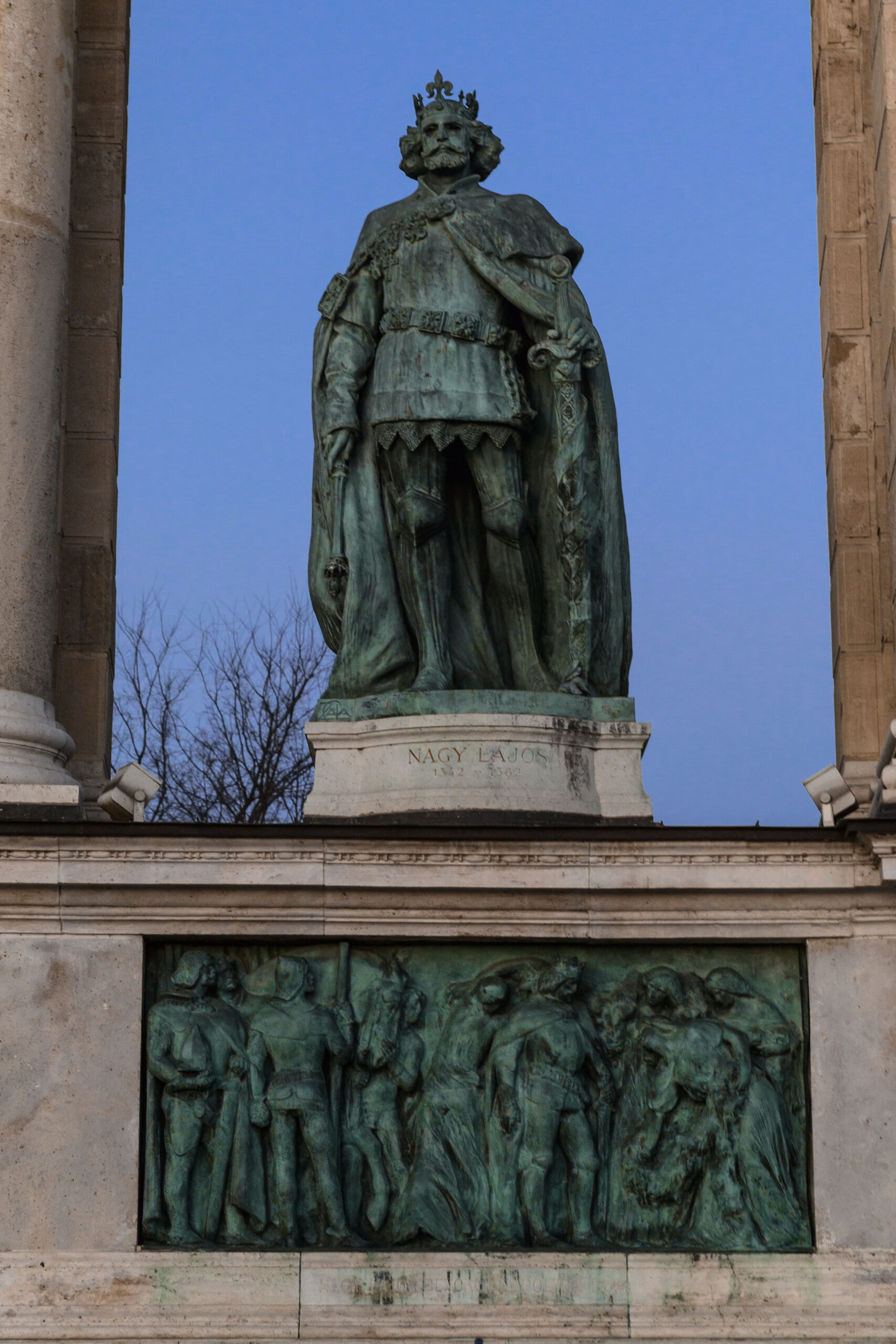 Statue of Louis I on Heroes’ Square