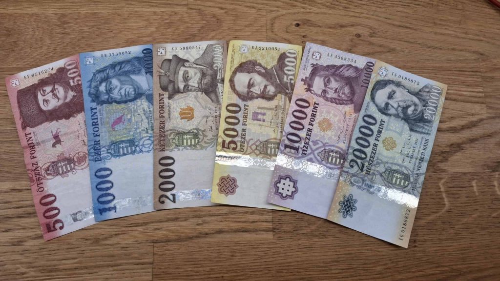 Hungarian currency , forint banknotes