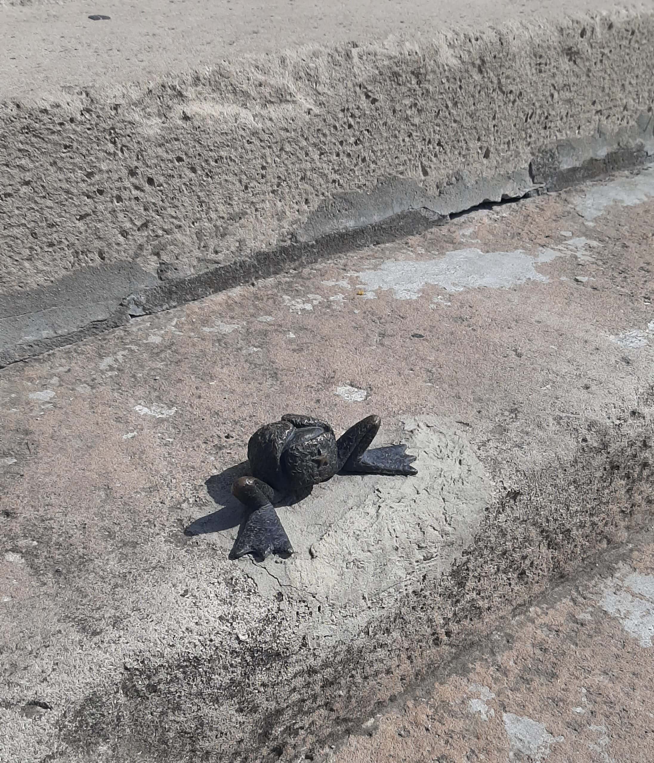 One of Kolodko mini-statues in Budapest