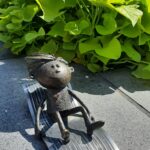 Kolodko mini statue at Nyugati square