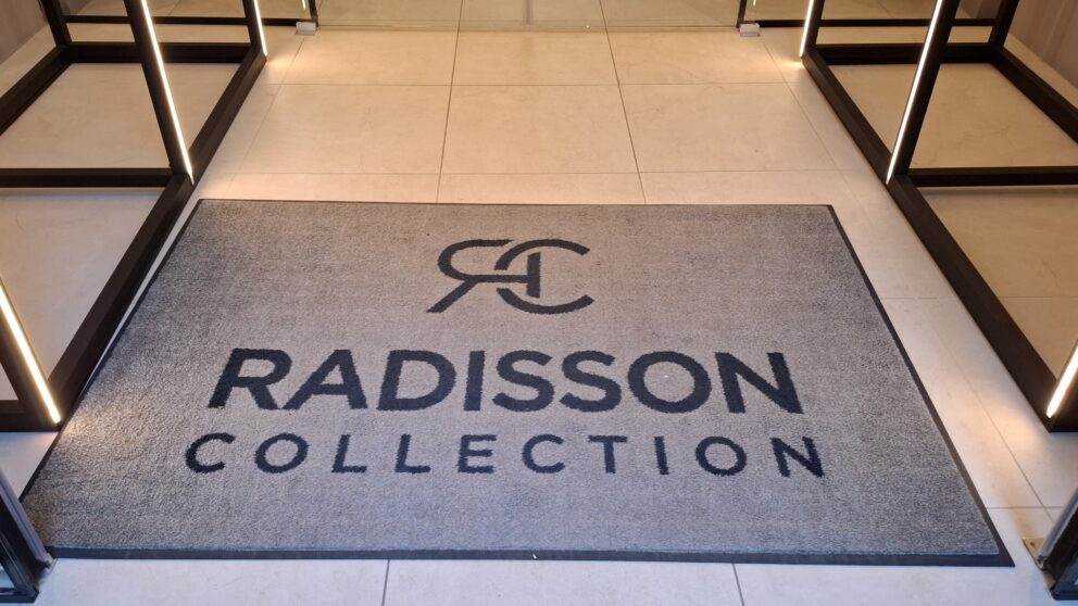 Entrance of Radisson Collection Hotel Basilica