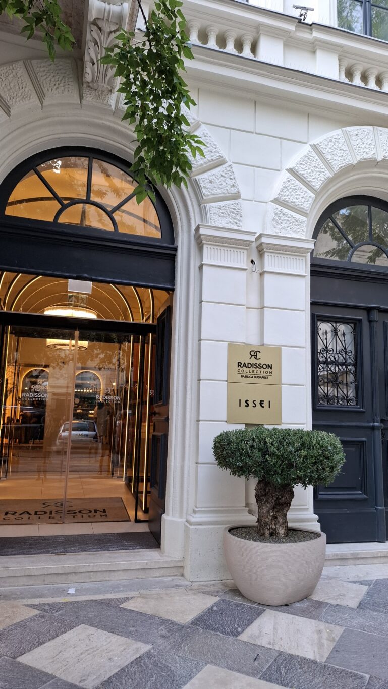 Entrance of Radisson Collection Hotel Basilica