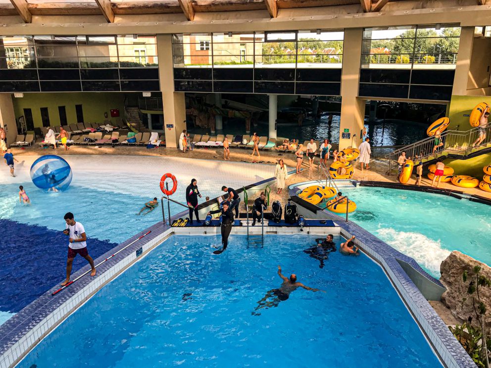 Diving classes at Aquaworld Budapest