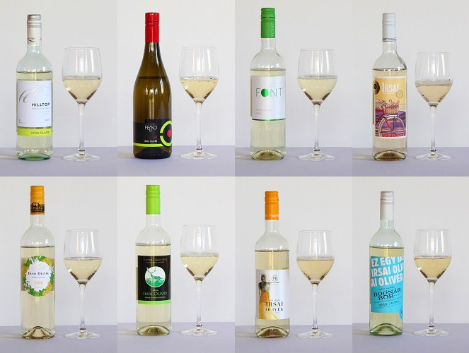 Selection of white wines