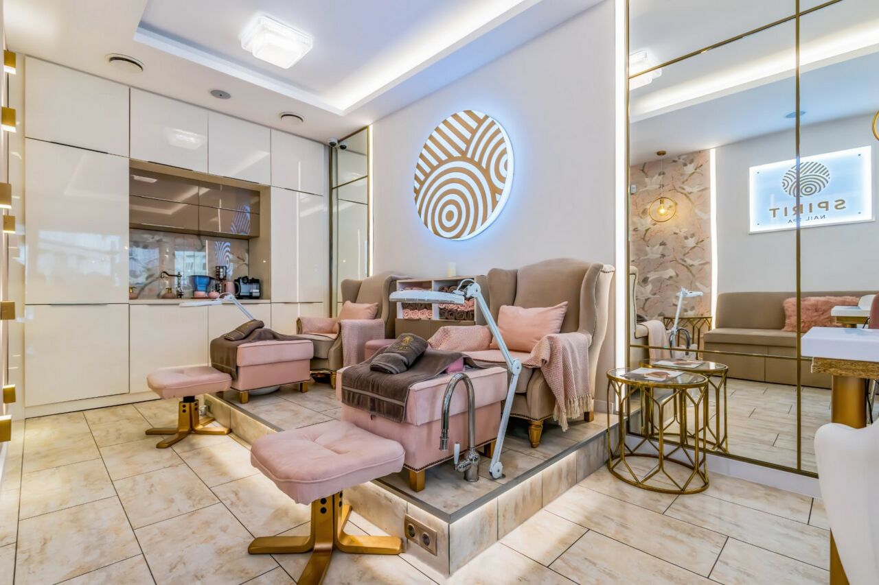 A modern cosmetic and dermatological treatment room equipped with advanced technology