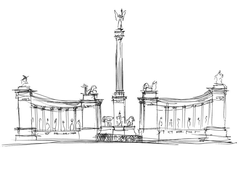 Budapest’s magnificent Heroes’ Square