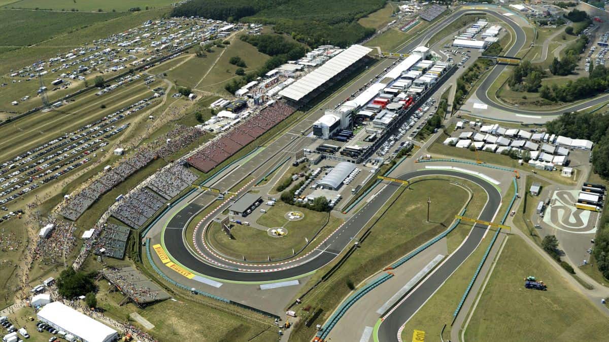 Helicopter transfer service for the Hungarian Grand Prix