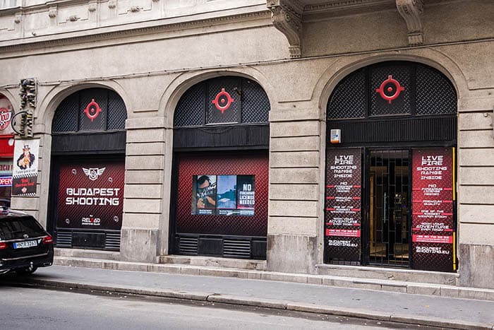 The entrance of Budapest Shooting