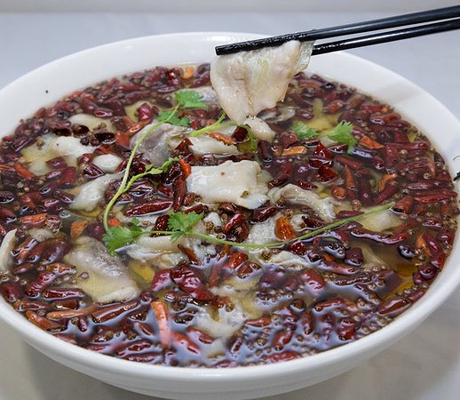 Spicy fish soup at Spicy Fish, one of Budapest’s best Chinese restaurants.