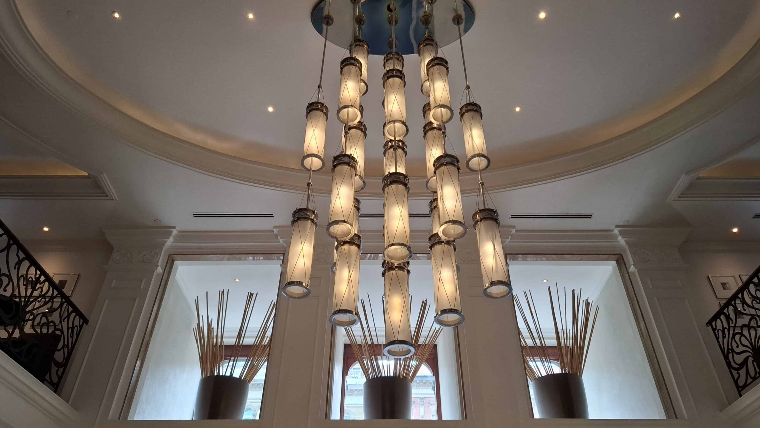 The distinguished, quiet Executive Club Lounge for exclusive guests at the Corinthia