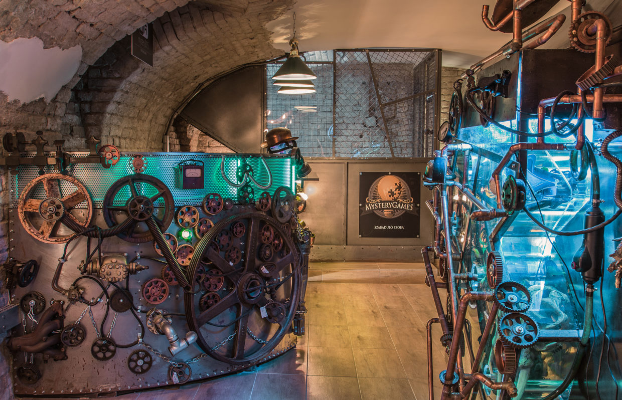 Steampunk themed escape room in Budapest