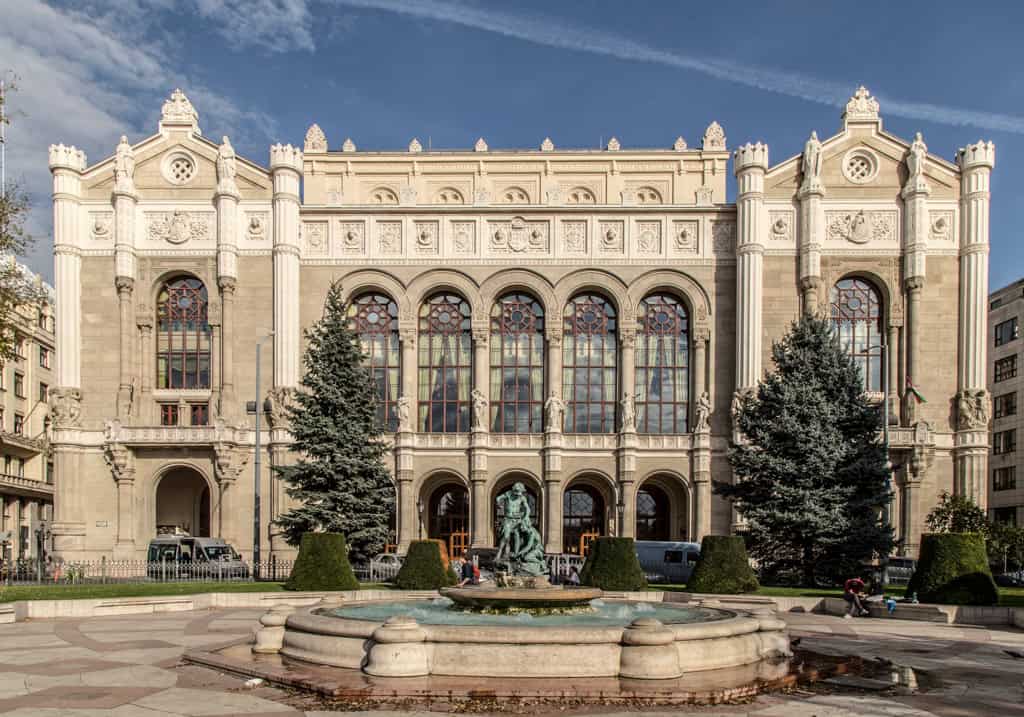 Exterior  Vigadó in Budapest