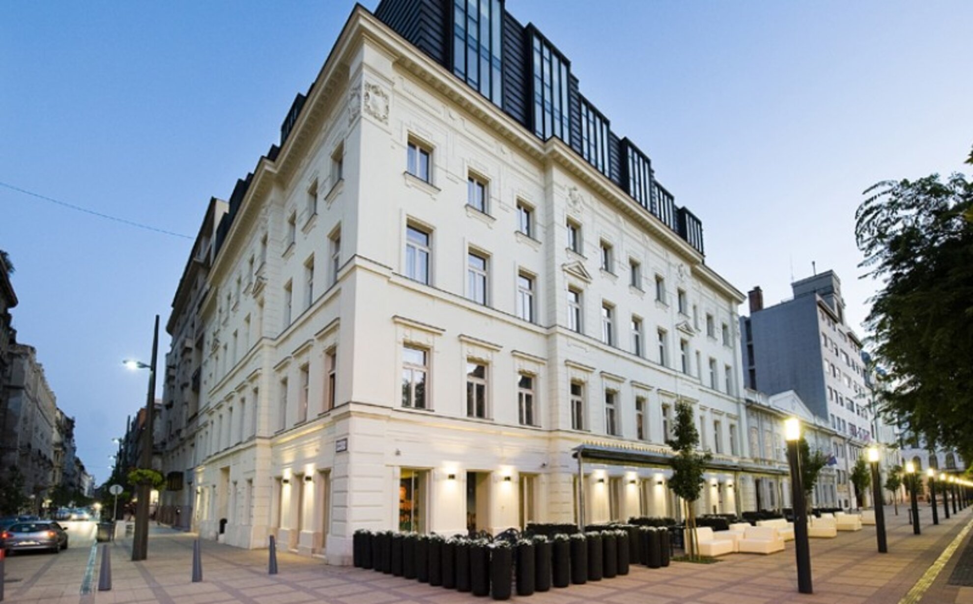 Exterior shot of the Iberostar Grand Budapest Hotel