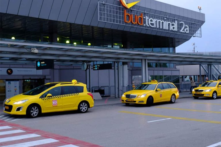 Exterior shot of Budapest Airport