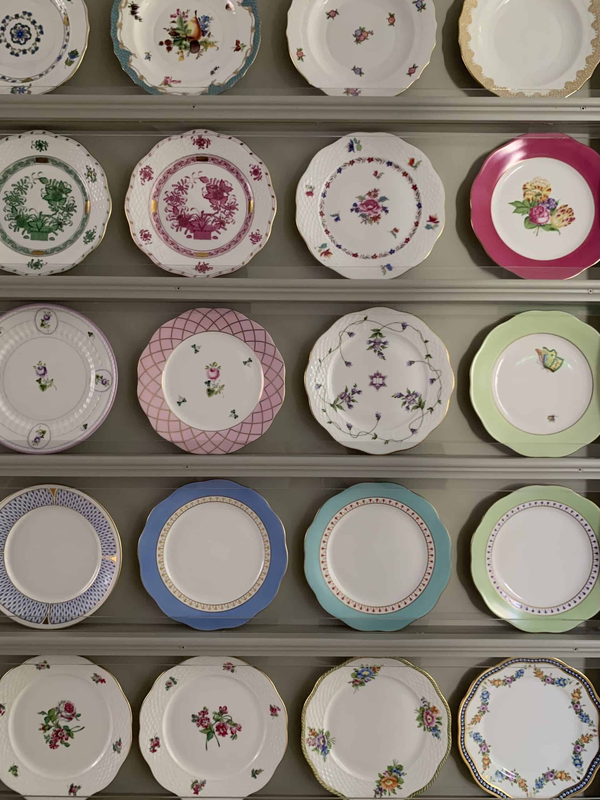 The exterior of the historic Herend Porcelain Manufactory and Museum building