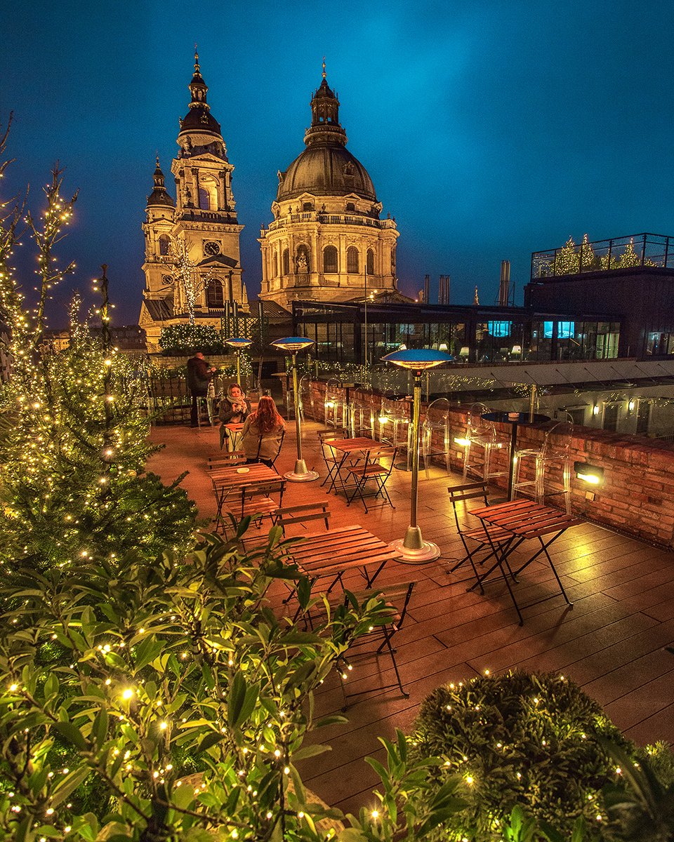 High Note SkyBar in Budapest; from where you can see the whole city from the top