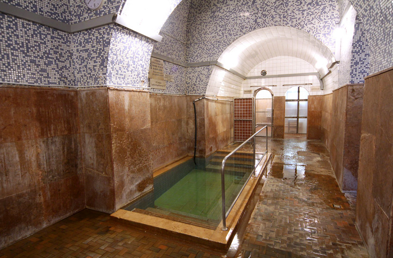One of the smaller pools of Király Bath