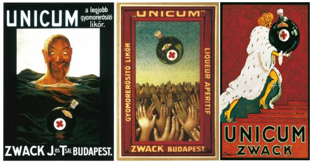 Unicum posters through the years