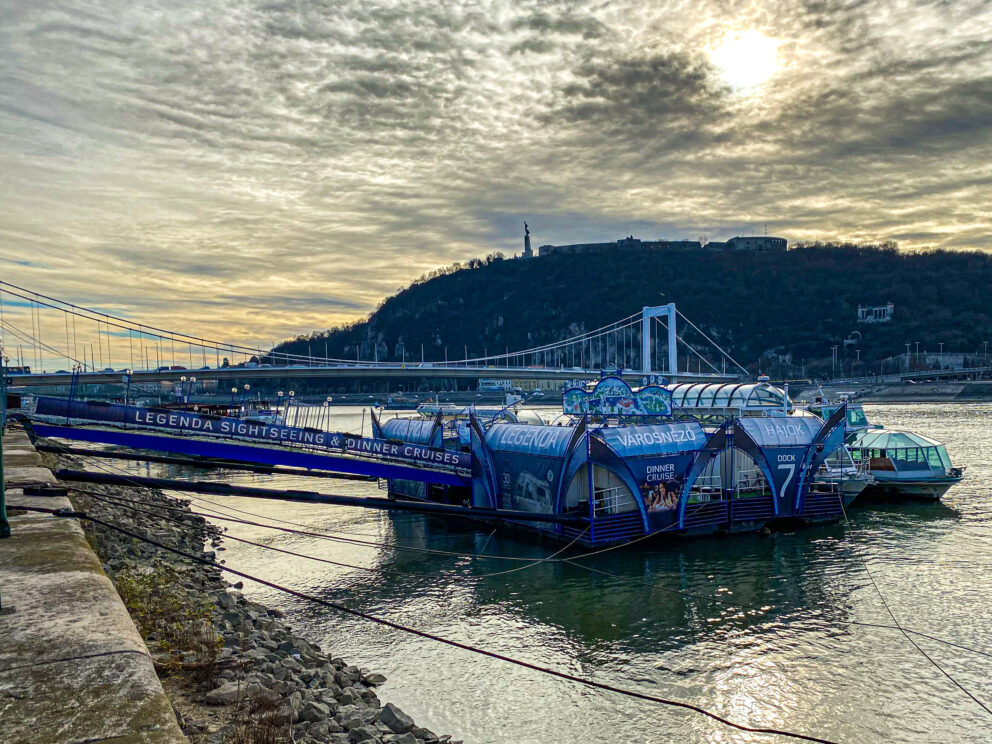 The interactive audio guide headphones attached to the passenger seats