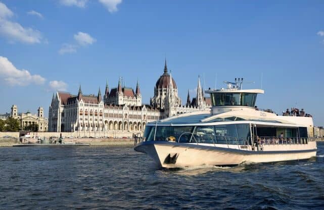 The vast panoramic glass roof covering the top of a Legenda boat