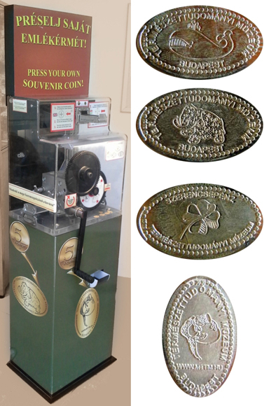 souvenir coin press in Hungary