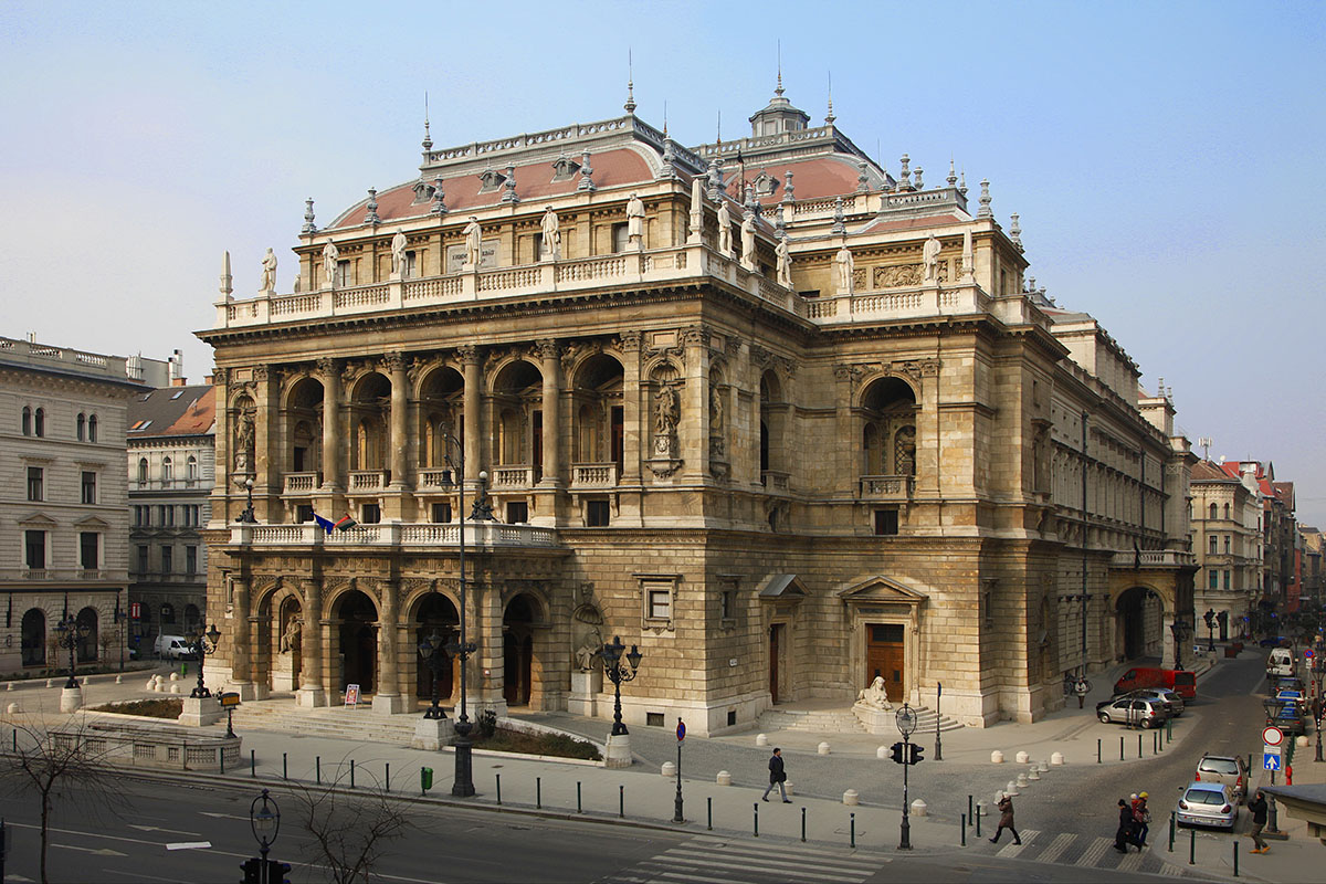  Built in a neo-renaissance style, the Opera House is a richly decorated cultural hub on Andrássy Avenue.