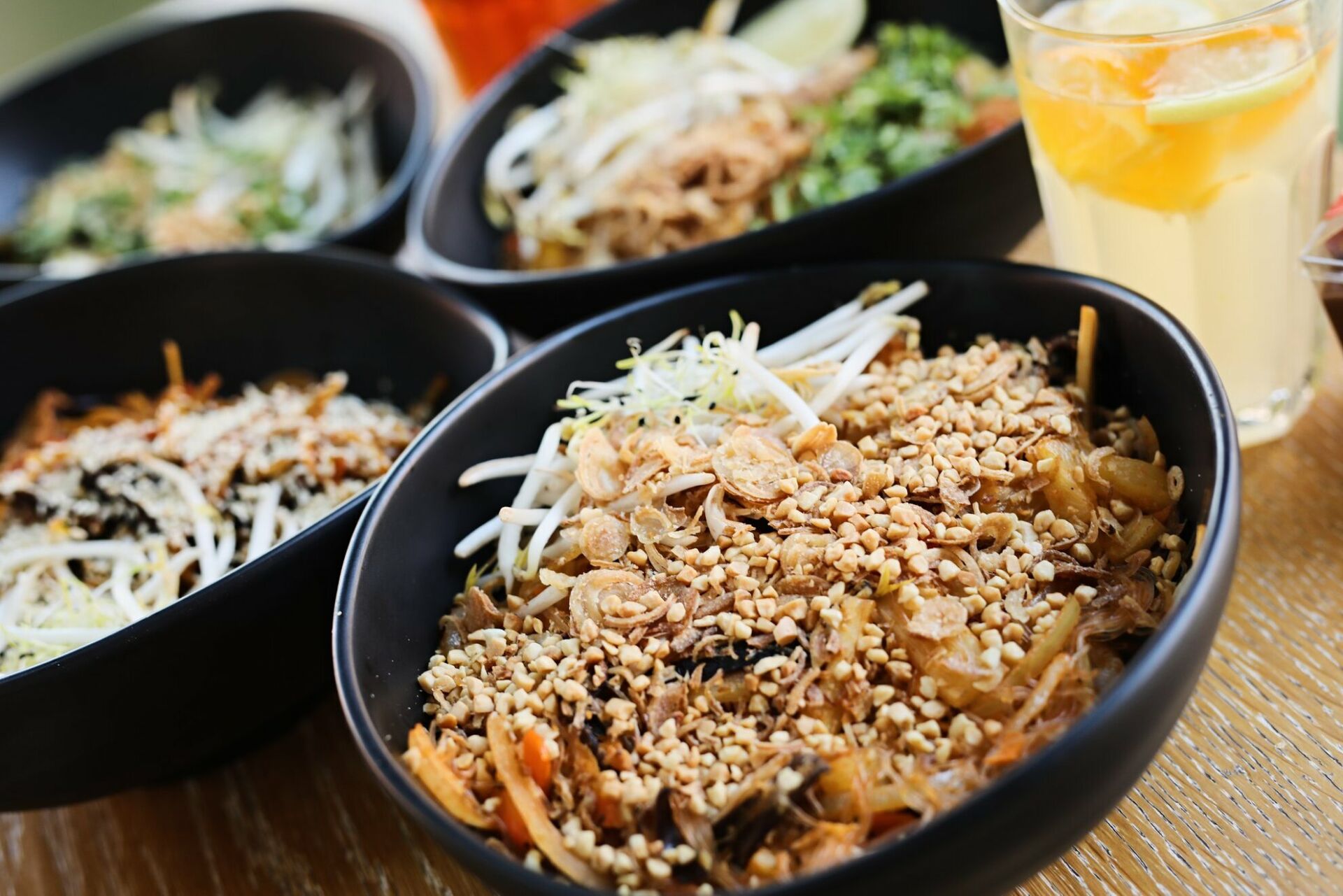 Sweet Mango Sticky Rice dessert with coconut cream