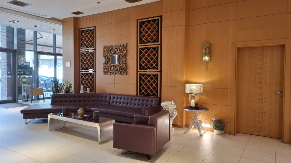A clear high quality view securely documenting the specific comfortable features of the boutique hotel
