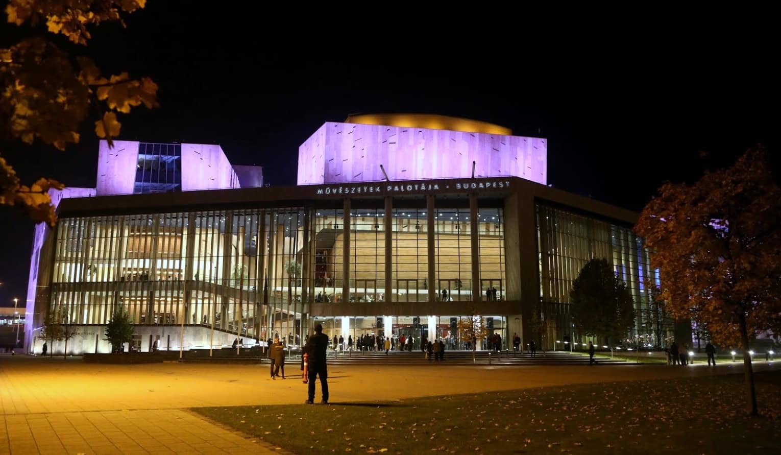 One Of The Biggest Cultural Venues, The Müpa Across The River Danube in Budapest
