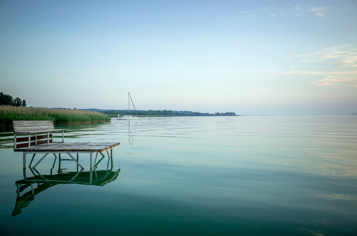 The southern shores of the Lake Balaton, Hungary
