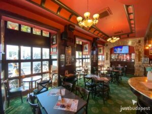 Inside the cozy Pointer Pub, known for its great drinks and sports atmosphere