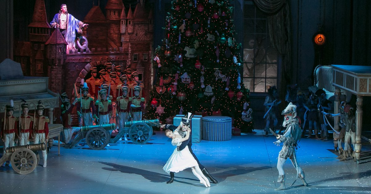 Scene from the Nutcracker at the Opera House