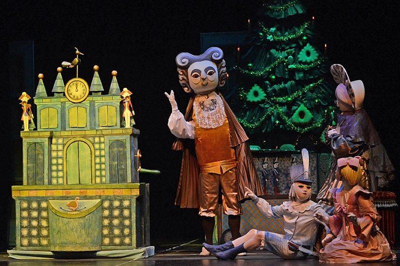 Scene from ‘Nutcracker’ in Budapest Puppet Theatre