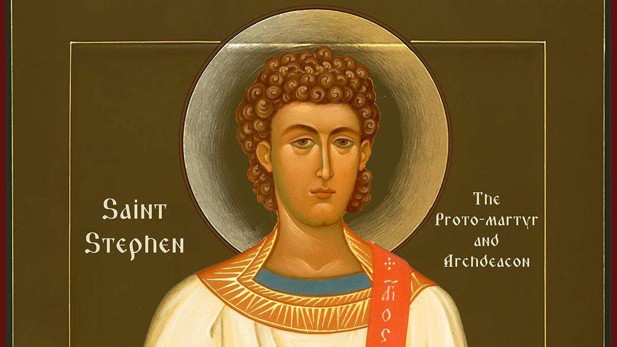 A religious icon depicting Saint Stephen the Proto-Martyr