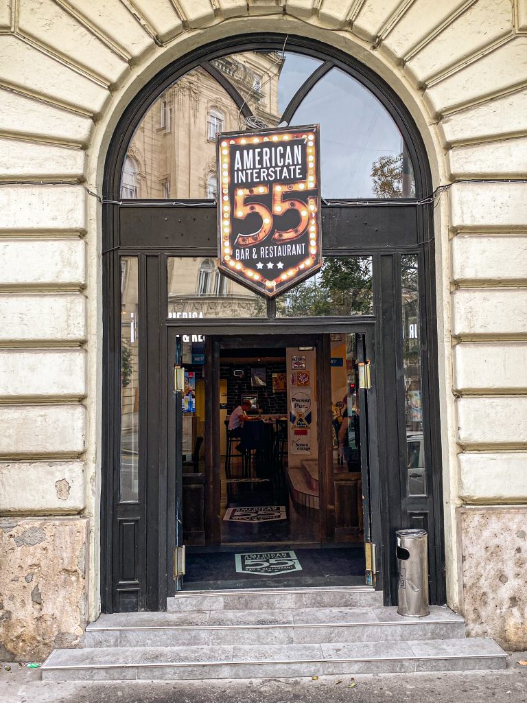 The entrance of I55 American Bar & Restaurant