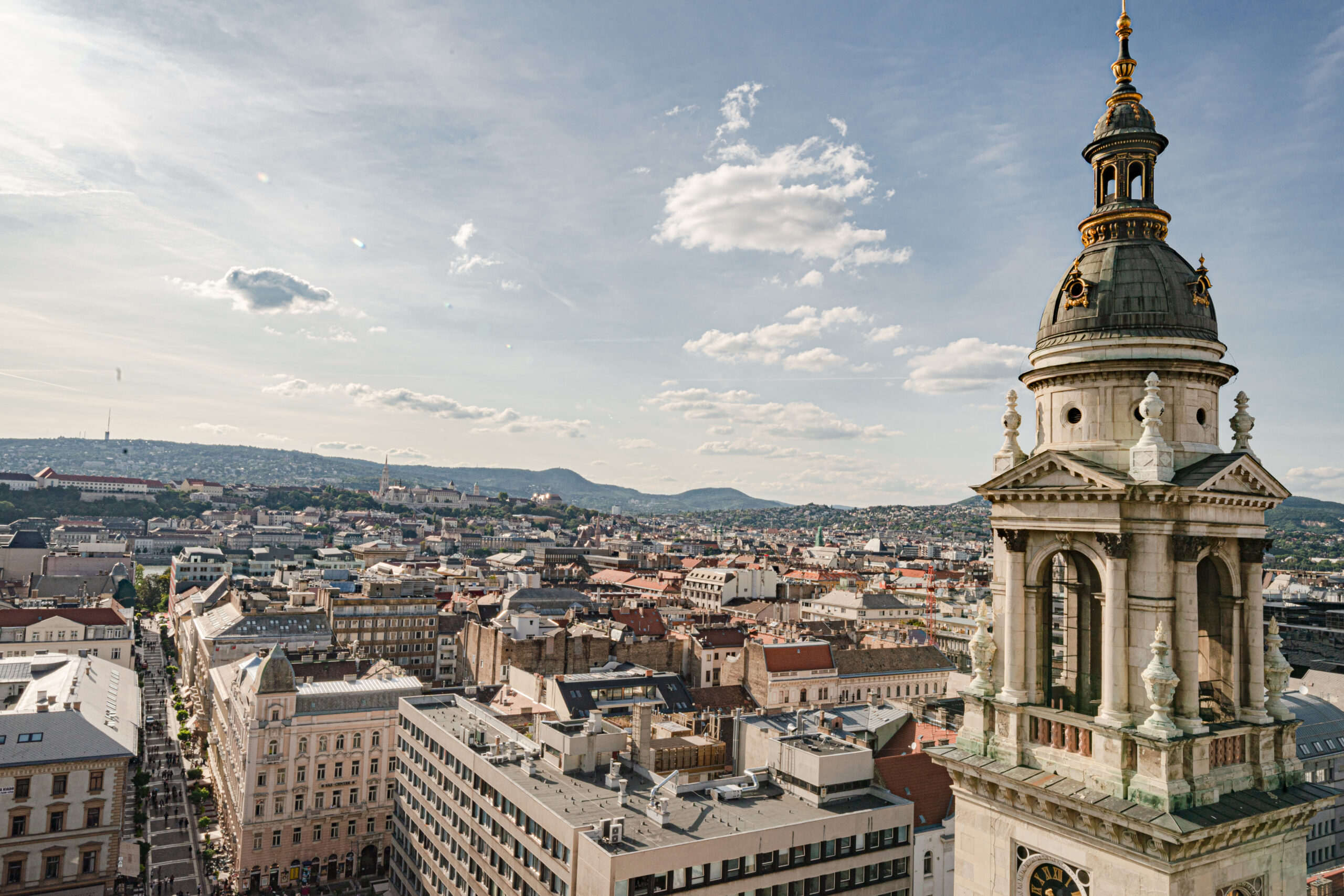 Breathtaking view from the top of the St. Stephen’s Basilica