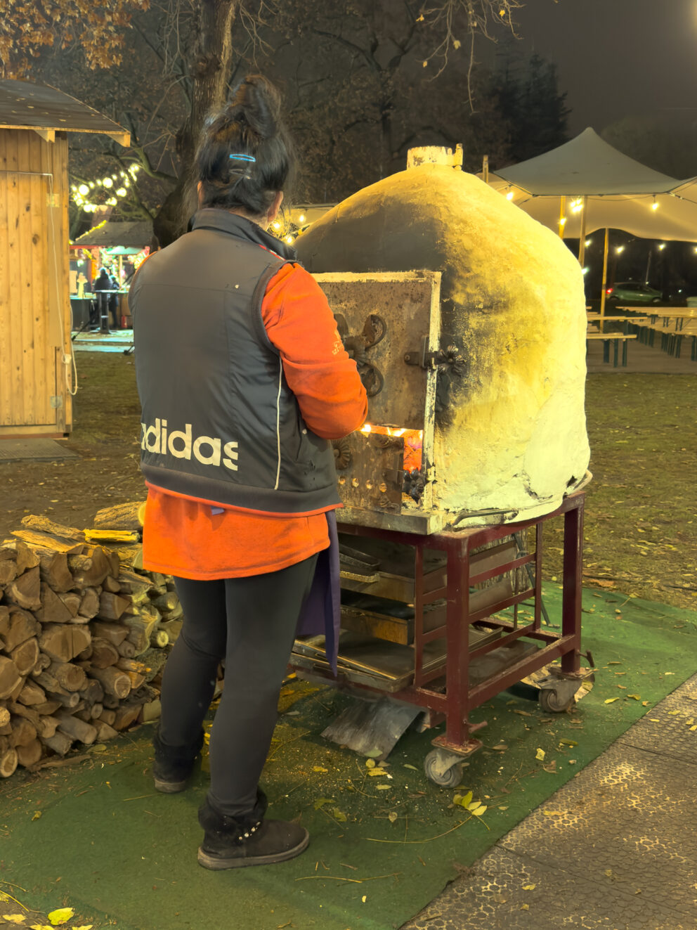 Traditional furnace where festive treats are baked